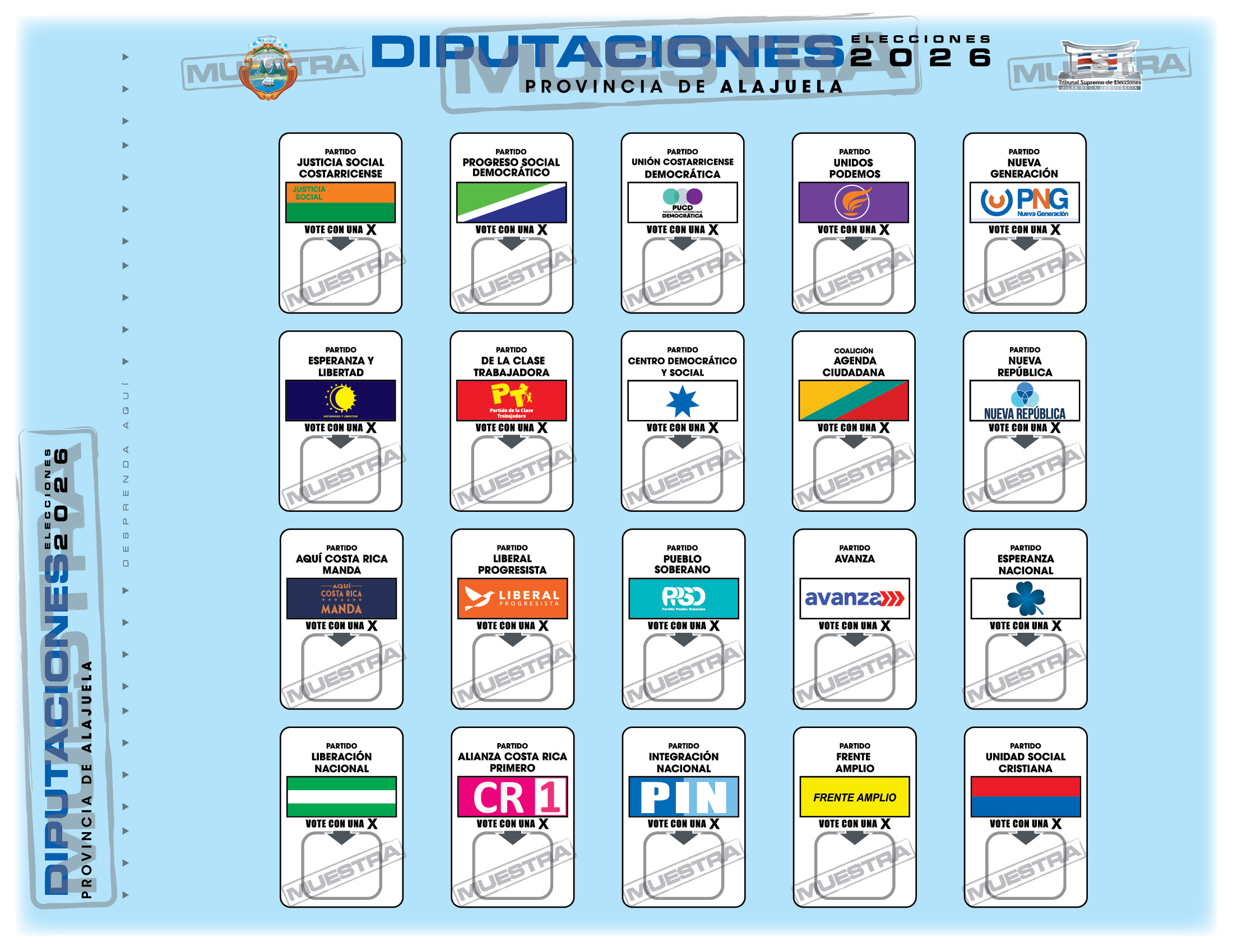 Diputaciones por la Provincia de Alajuela