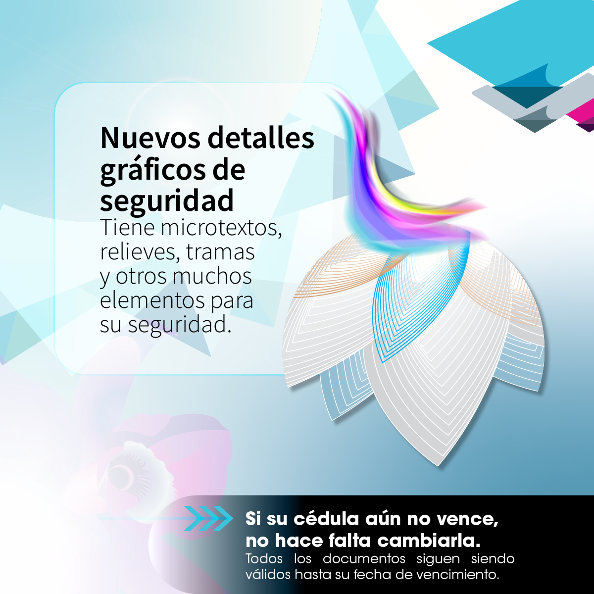 Tiene microtextos, relieves, tramas y otros muchos elementos de seguridad
