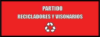 Divisa del Partido Político Recicladores y Visionarios