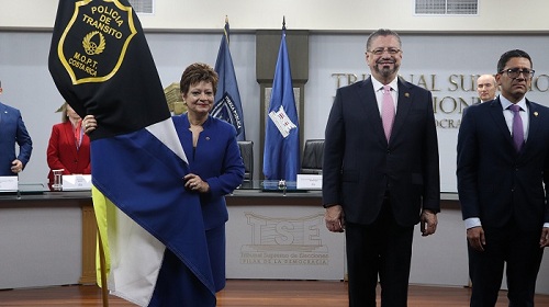 En un acto lleno de solemnidad y patriotismo, el TSE convoca al proceso electoral nacional 2026 y toma el mando de las fuerzas policiales costarricenses