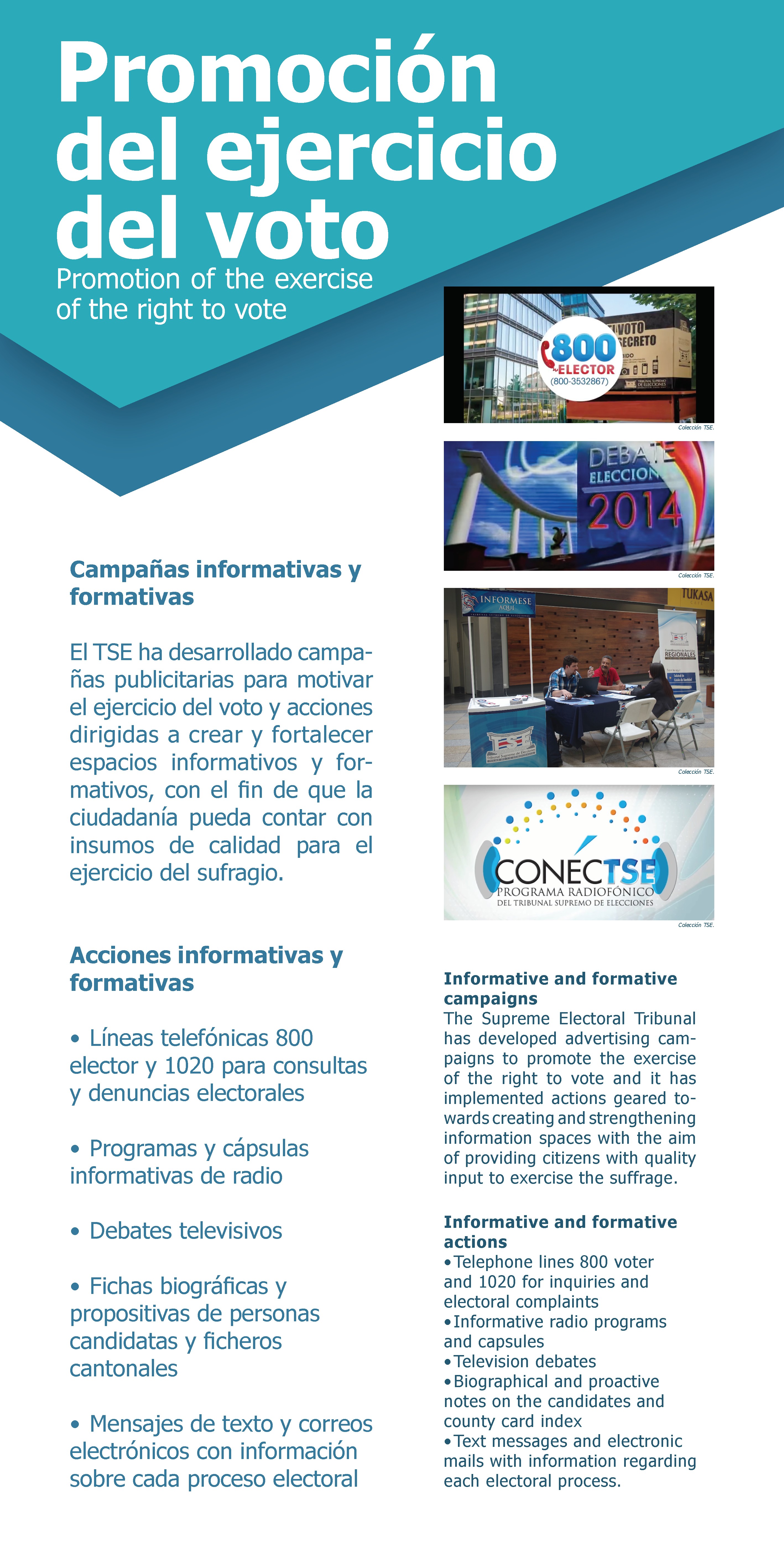  Promoción del ejercicio del voto