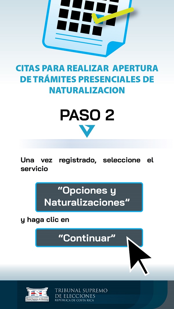 PASO 2 Seleccione el servicio