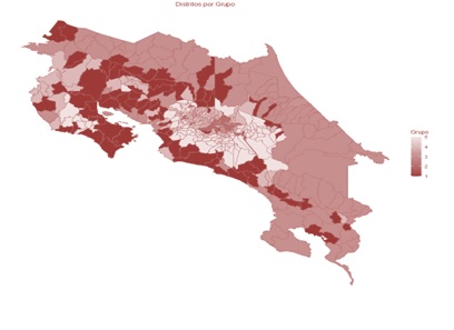 Distribucin geogrfica de los grupos